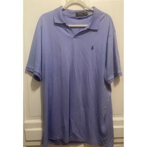 Men's XXL Polo Ralph Lauren Classic Fit Golf Shirt Lavender Purple Pony Logo NWT